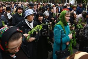 Procesiune de Florii, sâmbătă, la Focşani