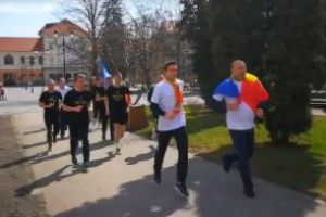 Ştafetă-maraton de 24 de ore organizată la Sfântu Gheorghe de Inspectoratul Judeţean de Jandarmi