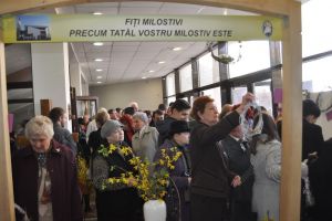 Târg de Florii la Biserica Protopopiatului Greco-Catolic din Bistriţa