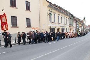 Procesiune de Florii, în Centrul Istoric al Braşovului