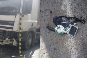 FOTO – Motociclist mort pe Valea Oltului. Kilometrajul s-a blocat la 200 km/h