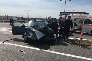 Accident pe centura Lugojului. Doua persoane incarcerate