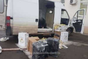 Sighetu Marmatiei: Tigari de contrabanda ascunse intr-o duba