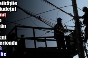 Localităţile din judeţul Neamţ care rămân FĂRĂ CURENT în perioada 2 – 8 aprilie