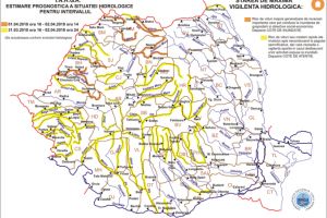 Atenţie la ape! Cod portocaliu de inundaţii, pe Crişurile Repede şi Negru