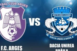Argeşul se chinuie rău cu penultima clasată: FC Argeş-Dacia Unirea Brăila 0-0 la pauză