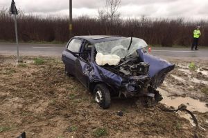 FOTO. Accident cu pericol de explozie, de Florii, la Satu Mare