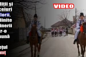 Tradiţii şi obiceiuri de Florii, împlinite de tinerii dintr-o comună din Neamţ