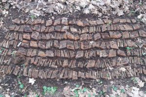 FOTO – Sute de cartuşe descoperite cu un detector de metale lângă ZOO la Sibiu