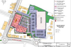 FOTOPLANURI. Altex îşi construieşte un parc comercial la Satu Mare, lângă noul Kaufland