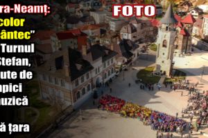 Piatra-Neamţ: „Tricolor de cântec” sub Turnul lui Ștefan, cu sute de olimpici la muzică din toată ţara