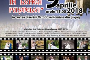 ”Statu’ la vase în Lunea Paştelui” , obiceiul de la Șugag, unic în ţară. 12 perechi de tineri căsătoriţi vor primi cadouri pentru întemeierea noii gospodării, în 2018