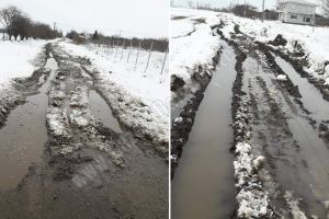 SĂLCIOARA: S-au săturat de noroi! Și-au construit case la care nu pot ajunge