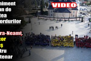 Eveniment demn de Cartea Recordurilor la Piatra-Neamţ. Un cor uriaş pentru Centenar (VIDEO)