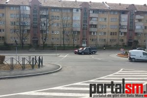 FOTO. Un nou accident în sensul giratoriu de lângă Kaufland