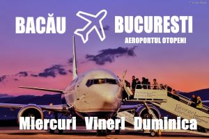 Se reia cursa aeriană Bacău – Bucureşti