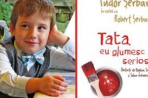 Cel mai tînăr autor debutează la Polirom cu volumul Tata, eu glumesc serios!