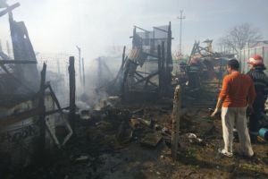 Incendiu violent in judetul Prahova. Impresionant ce au descoperit pompierii dupa ce au stins flacarile (galerie foto)