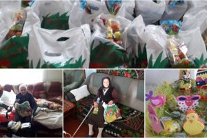 FOTO: Persoanele vârstnice din Blaj ajutate să întâmpine Sfintele Sărbători de Paşti cu sufletele şi casele curate