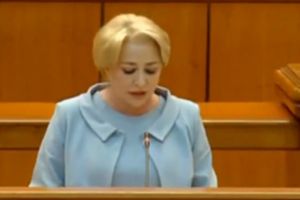 Discursul plin de gafe al premierului Viorica Dăncilă, viral pe Facebook: S-a depăşit ţinta de deficit asumată / Adversarii PSD pe care îi reprezint (VIDEO)