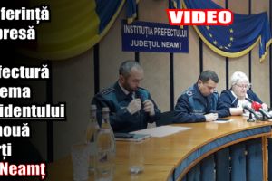 Conferinţă de presă la Prefectură pe tema accidentului cu nouă morţi din Neamţ