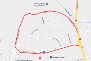 Schimbare de traseu la capătul liniei 22