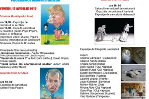 13-14 aprilie: Festivalul Internaţional de Umor 2018, la Aiud. Invitat de onoare, Ştefan Popa Popa’s. PROGRAMUL