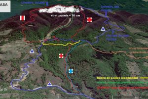 Alunecări de teren la baza pârtiei de schi Luna Șes. Pagube însemnate