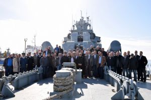 Doua decenii de la prima misiune pe Oceanul Atlantic a Fregatei Marasesti“. Echipajul care a participat la Strong Resolve 98 a revenit la bordul navei (galerie foto)