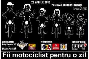 ”Fii motociclist pentru o zi!” la Bistriţa. Ce surprize pregătesc organizatorii