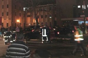 Accident provocat de un sofer care a iesit din parcare fara sa se asigure, in fata Garii de Nord