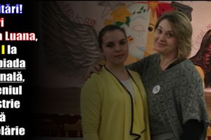 Felicitări: Apetri Maria Luana, locul I la Olimpiada Naţională – domeniul industrie textilă şi pielărie