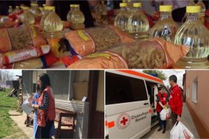 FOTO: Crucea Roşie Filiala Alba, alături de persoanele vulnerabile în preajma sărbătorilor de Paşte