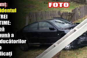 Neamţ: Accidentul cu trei victime: Culpă comună a conducătorilor auto implicaţi