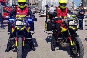 Motociclistii SMURD si-au inceput misiunea in sezonul 2018. Constanta are doua vehicule pentru interventii de prim ajutor