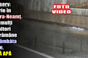Apaserv: Avarie în Piatra-Neamţ. Mai mulţi locuitori vor rămâne sâmbătă, 7 aprilie, FĂRĂ APĂ