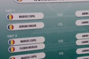 Marius Copil şi Amine Ahouda deschid meciul de Cupa Davis dintre România şi Maroc