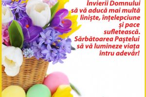 COMVEX: Miracolul Invierii Domnului sa va aduca mai multa luniste, intelepciune si pace sufleteasca. Sarbatoarea Pastelui sa va lumineze intru adevar!