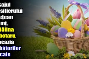 Mesajul consilierului judeţean Neamţ, Mădălina Ciubotaru, cu ocazia Sărbătorilor Pascale