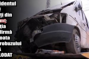 Accidentul cu 9 morţi din Neamţ: Poliţia confirmă că roata microbuzului nu a explodat