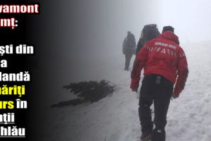 Salvamont Neamţ: Doi turişti din Noua Zeelandă urmăriţi de urs în Munţii Ceahlău