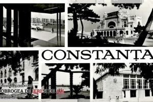 Constanta in cinci ipostaze alb-negru, in anul 1962