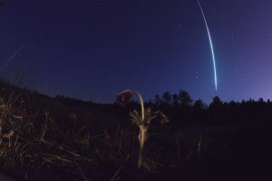 FOTO. Meteor văzut din Satu Mare. “A fost foarte luminos şi a durat 5-6 secunde”