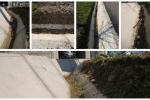 FOTO, ȘTIREA TA. Consilierul local Gheorghe Petrean: Aşa arată nişte rigole făcute de mântuială la Galda de Jos