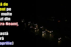 Pană de curent pe mai multe străzi din Piatra-Neamţ, în această seară (10 aprilie)