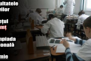 Rezultatele elevilor din judeţul Neamţ la Olimpiada Naţională de Chimie
