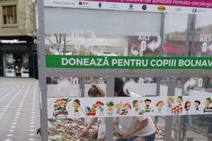 Cutia de donatii pentru copiii bolnavi, golita de bancnote. Unele persoane sustrageau bani