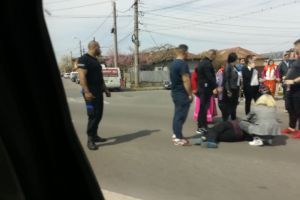 Accident rutier in Constanta, bulevardul IC Bratianu zona 2 Cocosi. O persoana a fost ranita