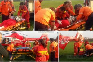 Sefa Statiei de Salvare Sebis, dusa cu elicopterul SMURD la Timisoara