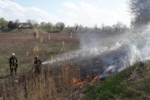   Trei incendii de vegetaţie uscată în 24 de ore